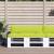 Perne de paleți, 2 buc, verde aprins, material textil GartenMobel Dekor