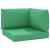Perne pentru canapea din paleți, 3 buc., verde, textil GartenMobel Dekor