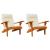 Perne pentru scaun Adirondack, 2 buc, crem, textil oxford GartenMobel Dekor