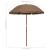 Umbrelă de soare de grădină, stâlp din oțel, taupe, 180 cm GartenMobel Dekor