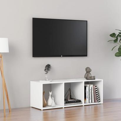 Comodă TV, alb, 107x35x37 cm, PAL GartenMobel Dekor