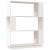 Bibliotecă/Separator cameră, alb, 80x25x101 cm, lemn masiv pin GartenMobel Dekor