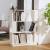 Bibliotecă/Separator cameră, alb, 80x25x101 cm, lemn masiv pin GartenMobel Dekor