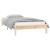 Cadru de pat cu LED, Single, 90x190 cm, lemn masiv GartenMobel Dekor