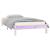 Cadru de pat cu LED, Single, 90x190 cm, lemn masiv GartenMobel Dekor