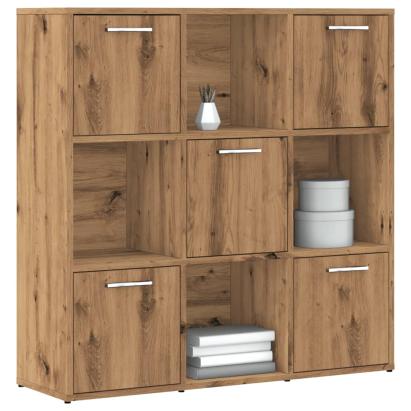 Bibliotecă, stejar artizanal, 90x28x90 cm, lemn prelucrat GartenMobel Dekor