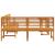 Set de dining pentru grădină din lemn de acacia - 4 piese GartenMobel Dekor