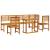 Set de dining pentru grădină din 6 piese din lemn solid de acacia de la  GartenMobel Dekor