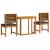 Set de dining pentru grădină , 3 piese, din lemn masiv de acacia GartenMobel Dekor