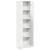 Dulap alb 55x25x189 cm din lemn aglomerat GartenMobel Dekor