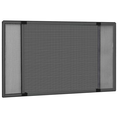 Plasă insecte extensibilă ferestre, antracit, (100-193)x75 cm GartenMobel Dekor