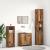 Set mobilier de baie, 4 piese, lemn vechi, lemn prelucrat GartenMobel Dekor
