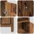 Set mobilier de baie, 4 piese, lemn vechi, lemn prelucrat GartenMobel Dekor