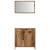 Set mobilier de baie, 4 piese, lemn vechi, lemn prelucrat GartenMobel Dekor