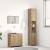 Set mobilier de baie, 3 piese, stejar artizanal, lemn prelucrat GartenMobel Dekor