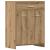 Set mobilier de baie, 4 piese, stejar artizanal, lemn prelucrat GartenMobel Dekor