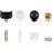 Set 34 baloane pisicuta neagra 83x140cm StarHome GiftGalaxy
