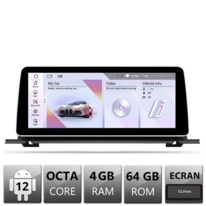Navigatie BMW Seria 5 F07 GT 2016-2017 cu ecran EVO Android ecran 10.25" 4+64 4G BT CarStore Technology