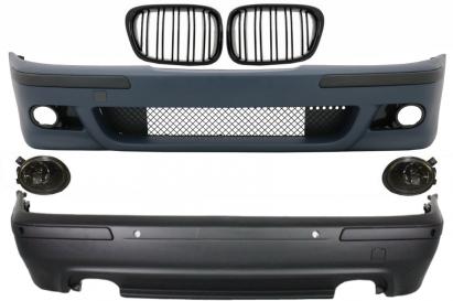 Body Kit Exterior BMW Seria 5 E39 (1997-2003) Cu Proiectoare Fumurii si Grile Negru Lucioase Performance AutoTuning