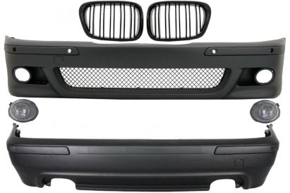 Kit Exterior BMW Seria 5 E39 (1997-2003) cu Proiectoare si Grile Centrale Performance AutoTuning