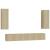 Set de dulapuri TV, 5 piese, stejar sonoma, lemn prelucrat GartenMobel Dekor