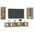 Set de dulapuri TV, 5 piese, stejar sonoma, lemn prelucrat GartenMobel Dekor