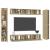 Set de dulapuri TV, 10 piese, stejar sonoma, lemn prelucrat GartenMobel Dekor