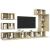 Set dulapuri TV, 8 piese, stejar sonoma, lemn prelucrat GartenMobel Dekor