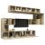 Set dulapuri TV, 10 piese, stejar sonoma, lemn prelucrat GartenMobel Dekor