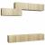 Set de dulapuri TV, 7 piese, stejar sonoma, lemn prelucrat GartenMobel Dekor