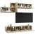 Set de dulapuri TV, 7 piese, stejar sonoma, lemn prelucrat GartenMobel Dekor