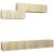 Set de dulapuri TV, 6 piese, stejar sonoma, lemn prelucrat GartenMobel Dekor