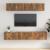 Set dulapuri TV, 5 piese, stejar fumuriu, lemn prelucrat GartenMobel Dekor