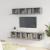 Set dulapuri TV, 5 piese, gri sonoma, lemn prelucrat GartenMobel Dekor