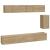Set dulap TV, 6 piese, stejar sonoma, lemn prelucrat GartenMobel Dekor