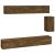 Set dulapuri TV, 6 piese, stejar fumuriu, lemn prelucrat GartenMobel Dekor