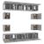 Set dulapuri TV, 10 piese, gri sonoma, lemn compozit GartenMobel Dekor