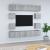 Set dulapuri TV, 10 piese, gri sonoma, lemn compozit GartenMobel Dekor
