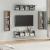 Set dulapuri TV, 6 piese, gri sonoma, lemn prelucrat GartenMobel Dekor