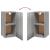 Set comode TV, 7 piese, gri sonoma, lemn compozit GartenMobel Dekor