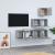 Set dulapuri TV, 4 piese, gri sonoma, lemn prelucrat GartenMobel Dekor