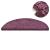 Covorașe pentru trepte scară, 15 buc. violet închis, 65x21x4 cm GartenMobel Dekor