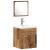 Set mobilier baie 5 piese lemn vechi lemn ingineresc GartenMobel Dekor