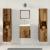 Set mobilier baie 5 piese lemn vechi lemn ingineresc GartenMobel Dekor