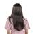 Peruca efect natural HTPR-6673, 61 cm, fire sintetice kanekalon, negru HausGarden Leisure