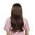 Peruca efect natural HTPR-6672, 61 cm, fire sintetice kanekalon, maro HausGarden Leisure