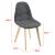 Scaune bucatarie Kopparberg DG set 2 buc gri inchis [en.casa] HausGarden Leisure