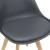Scaune bucatarie Dubrovnik G set 4 buc PU/fag gri [en.casa] HausGarden Leisure