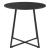 Masa bucatarie Vaggeryd 78 x 80 cm negru forma rotunda [en.casa] HausGarden Leisure