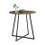 Masa bucatarie Vaggeryd 78 x 80 cm efect lemn nuanta inchisa forma rotunda [en.casa] HausGarden Leisure